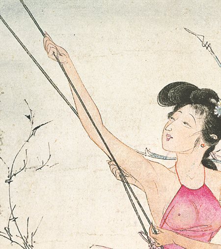 原阳-胡也佛的仕女画和最知名的金瓶梅秘戏图